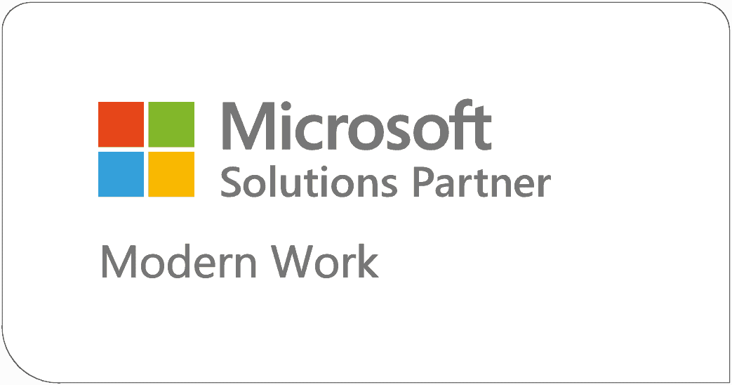 Microsoft Solutions Partner Modern Work logo.