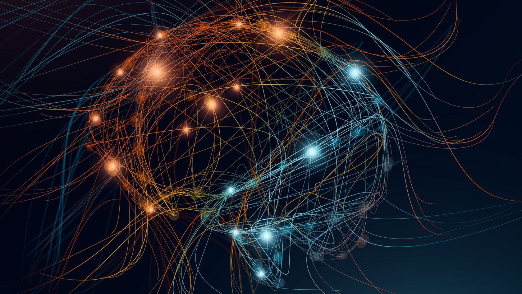 Conceptual illustration of AI data paths.